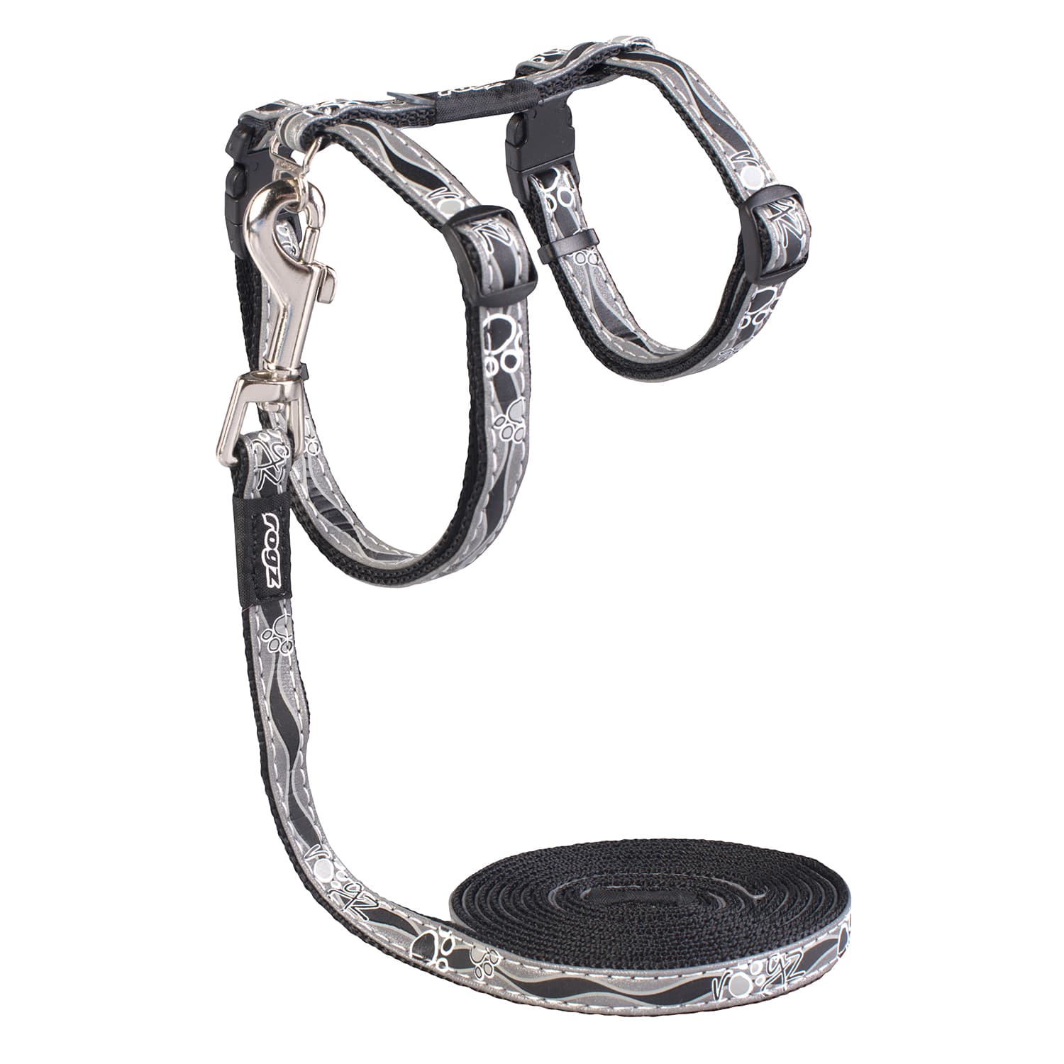 Rogz NightCat harness and lead
